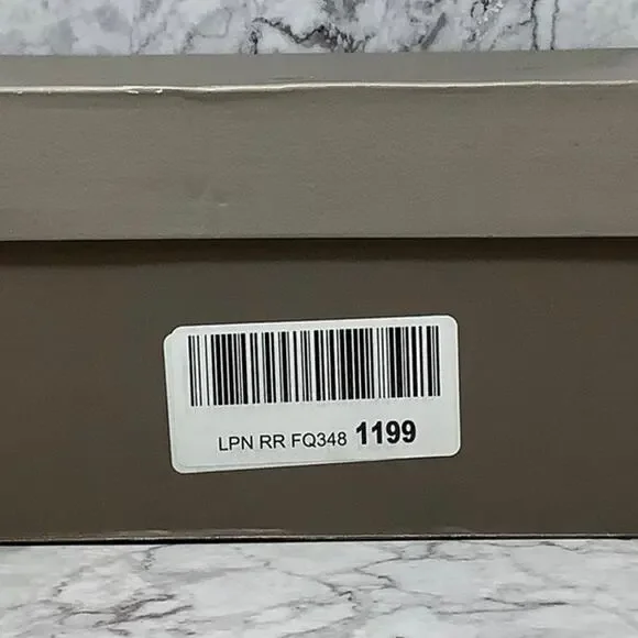 Franco Sarto 10M Black Leather Stevie Mid Calf Boot Square Toe Block Heel M29-14 - Picture 9 of 10